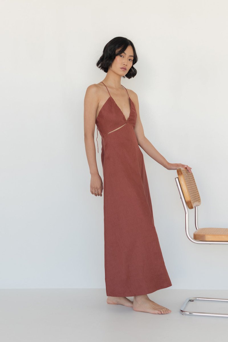 Linen Multi - Way Dress - Esse - Chalk - XXS - 