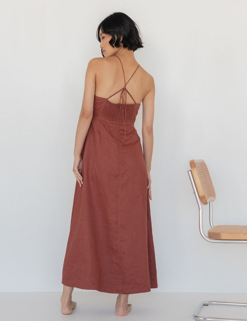 Linen Multi - Way Dress - Esse - Chalk - XXS - 