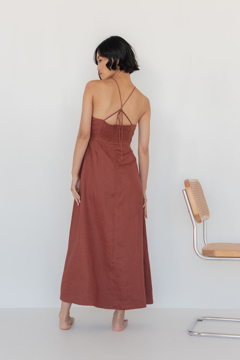 Linen Multi - Way Dress - Esse - Chalk - XXS - 