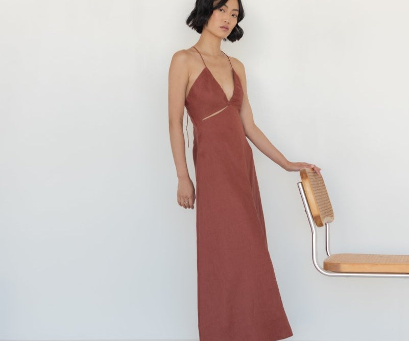 Linen Multi - Way Dress - Esse - Chalk - XXS - 