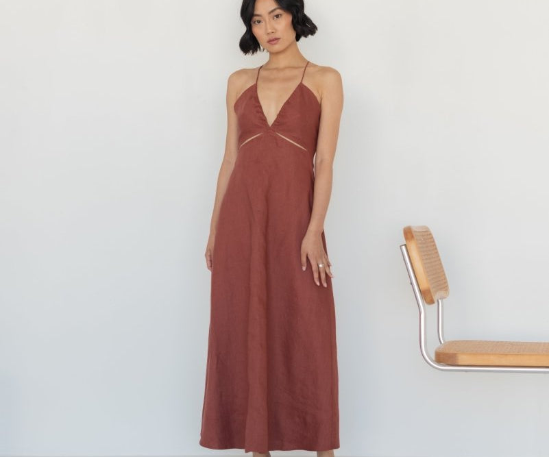 Linen Multi - Way Dress - Esse - Chalk - XXS - 