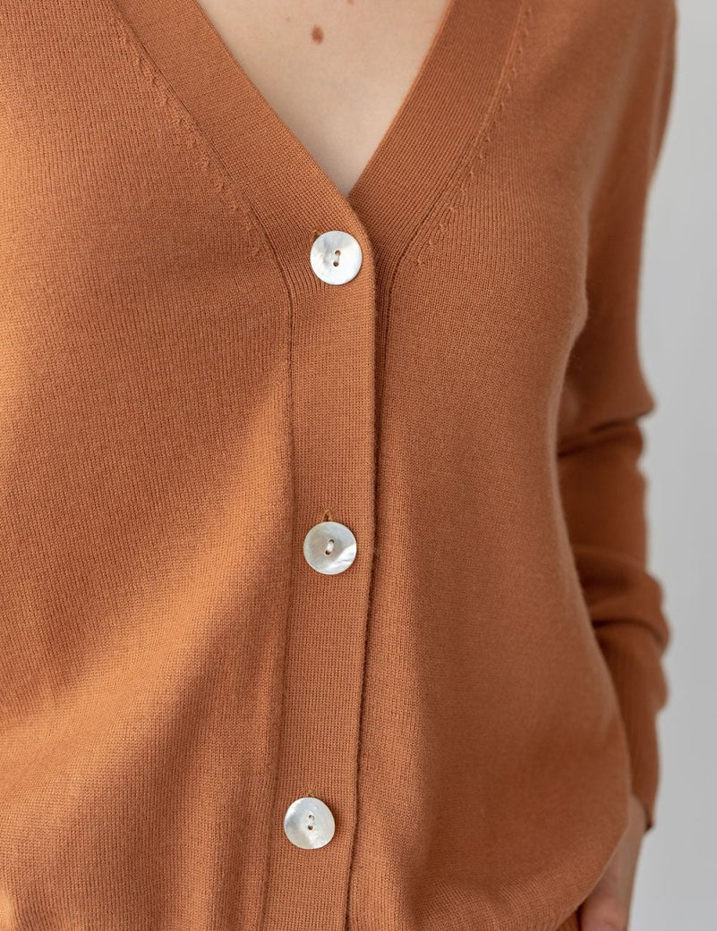Merino Embrace Cardigan - Esse - Warm Sand - One Size - 