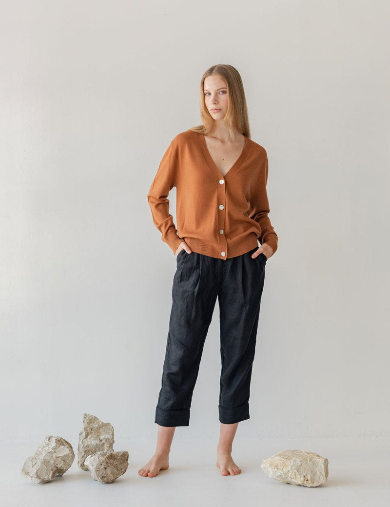 Merino Embrace Cardigan - Esse - Warm Sand - One Size - 