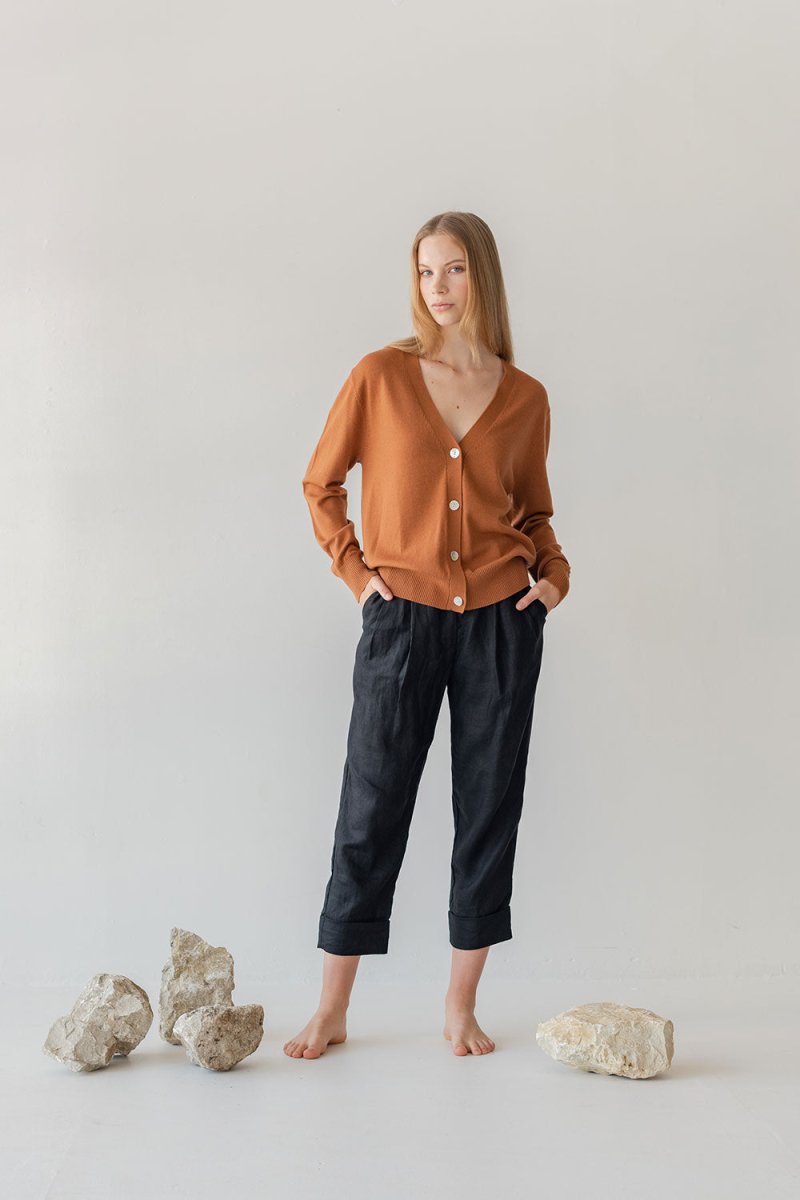 Merino Embrace Cardigan - Esse - Warm Sand - One Size - 