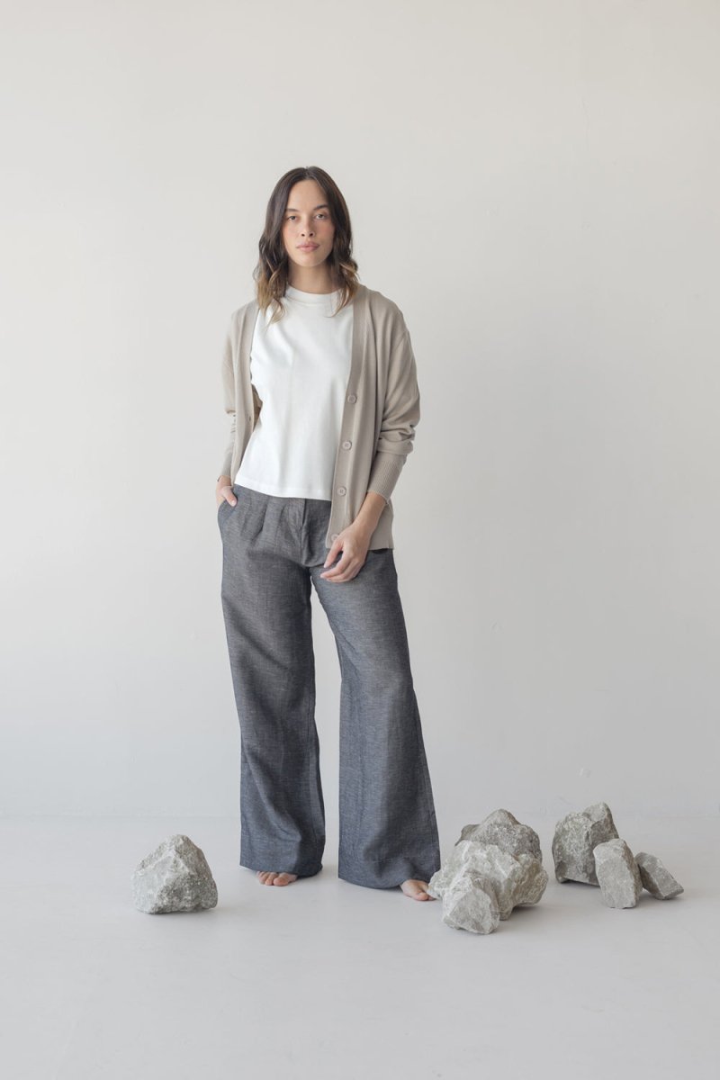 Merino Embrace Cardigan - Esse - Warm Sand - One Size - 