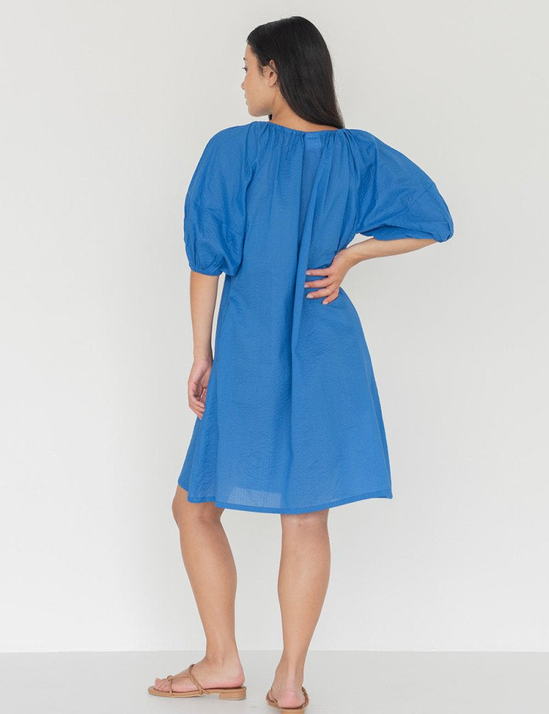 Mini Country Dress in Electric Blue - Esse - XXS - 