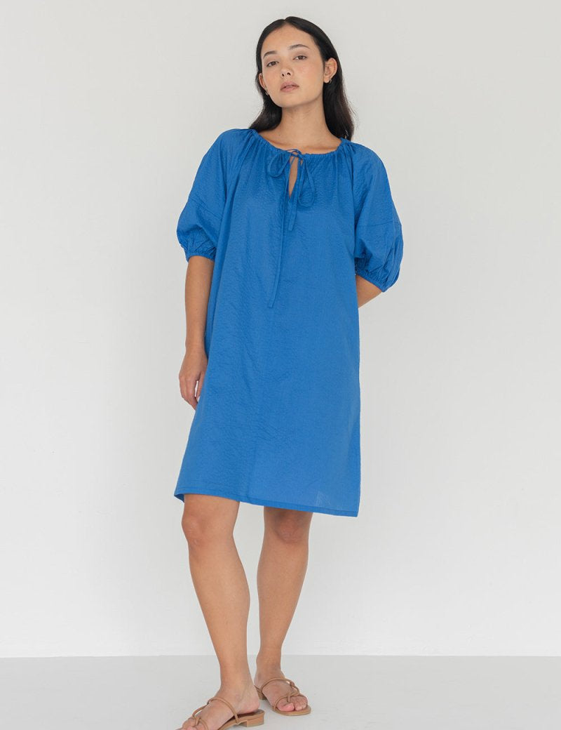 Mini Country Dress in Electric Blue - Esse - XXS - 