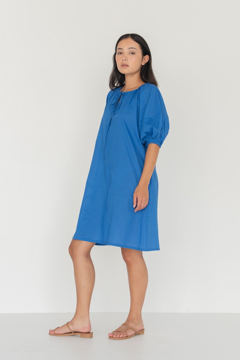 Mini Country Dress in Electric Blue - Esse - XXS - 