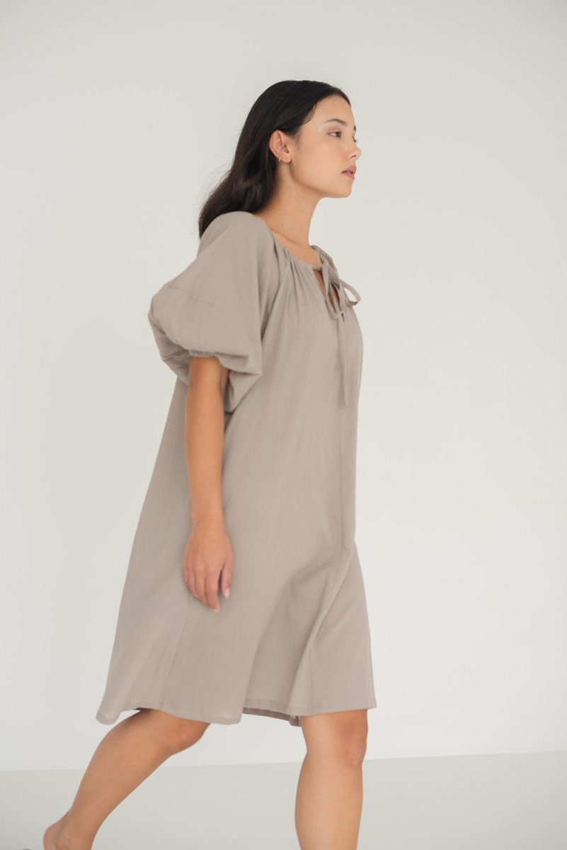 Mini Country Dress in Warm Sand - Esse - XXS - 
