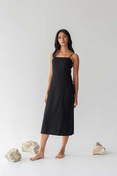 Open Back Dress - Esse-Mocha-XS (Backorder)-