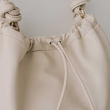 Oslo Drawstring Hobo in Shell - Esse - 