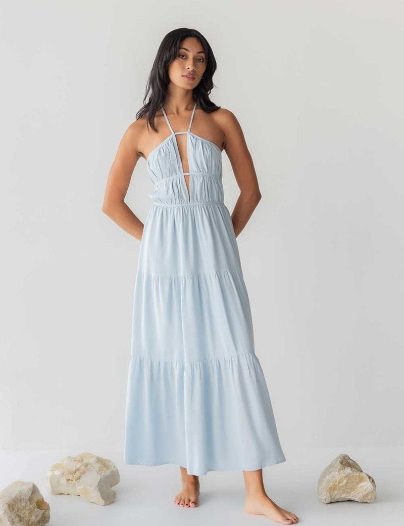 Riviera Dress - Esse - Sky Blue - XXS - 