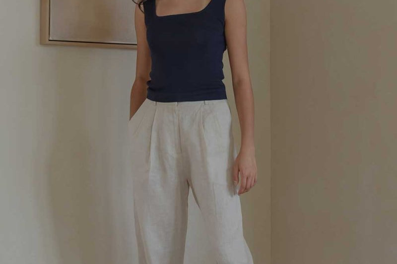 Tailored Cuffed Pants in Cereal - Esse-XXS (MTO)-Option 1-