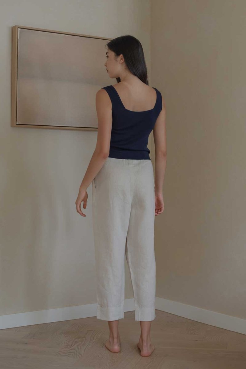 Tailored Cuffed Pants in Cereal - Esse-XXS (MTO)-Option 1-