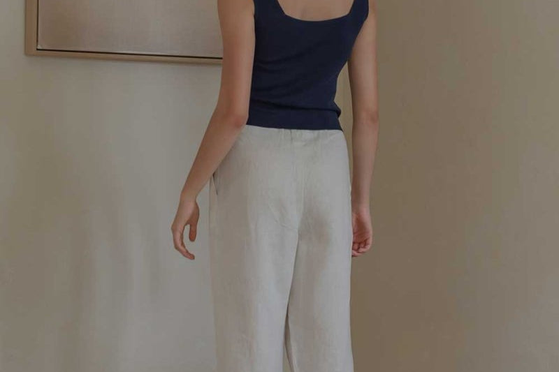 Tailored Cuffed Pants in Cereal - Esse-XXS (MTO)-Option 1-