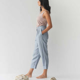 Tailored Cuffed Pants in Dusty Blue - Esse-XXS (MTO)-Option 1-