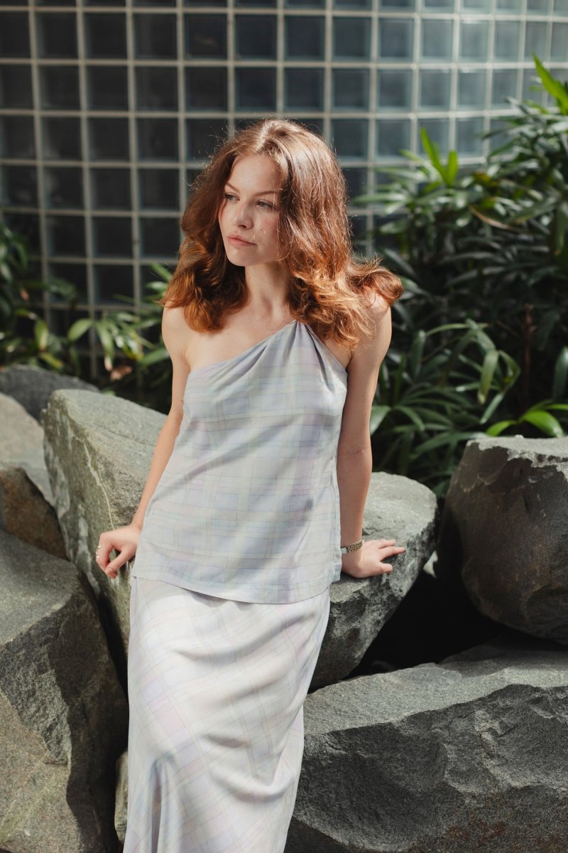 Toga Top - Watercolour Plaid - Esse - Sommer - XS - 
