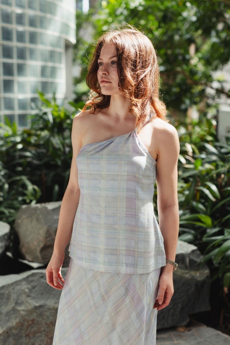 Toga Top - Watercolour Plaid - Esse - Sommer - XS - 