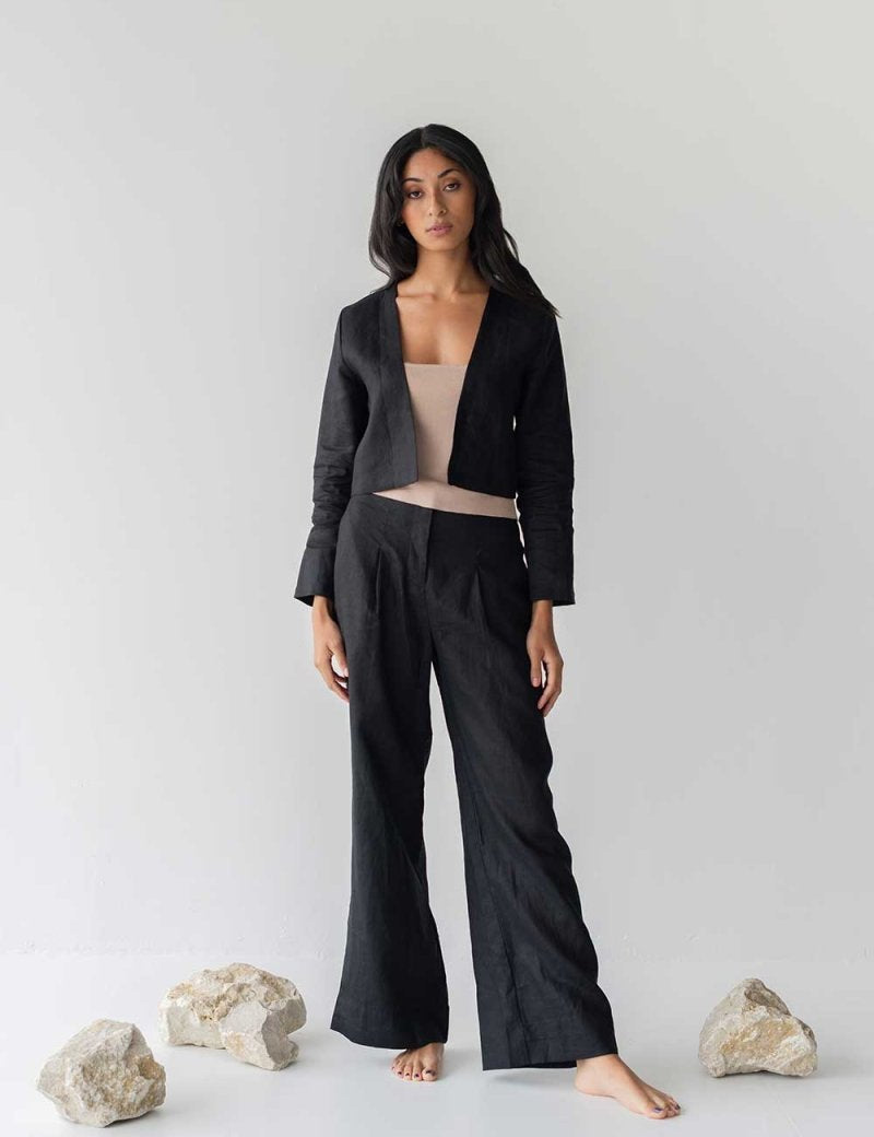 Treble Jacket in Black - Esse-XXS-None/ Option 1-2-