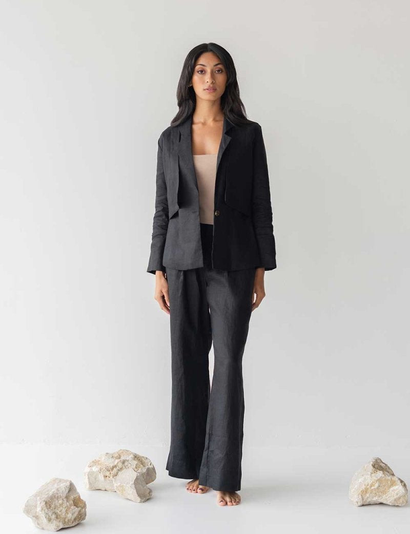 Treble Jacket in Black - Esse-XXS-None/ Option 1-2-