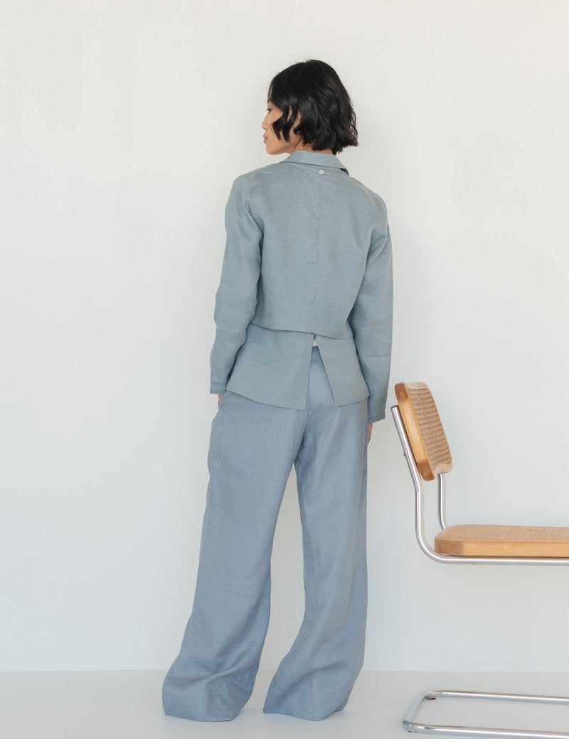 Treble Jacket in Dusty Blue - Esse - XS - 