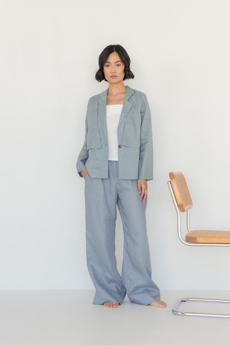 Treble Jacket in Dusty Blue - Esse - XS - 