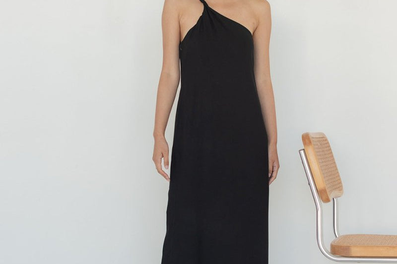 Twist and Turn Toga Dress - Esse - Chalk - XXS - 