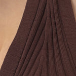 V-Neck Knit Vest in Mocha - Esse-XS - 