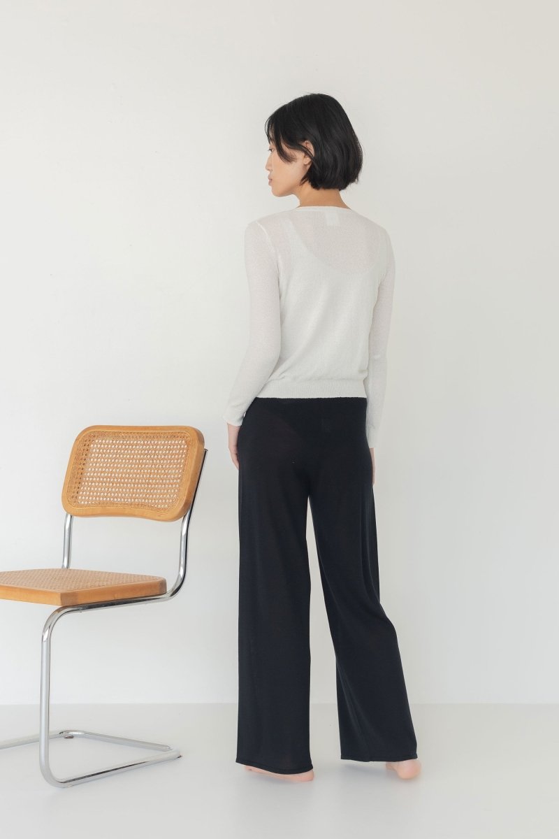 Wanderer Knit Pants - Esse - Black - S - 