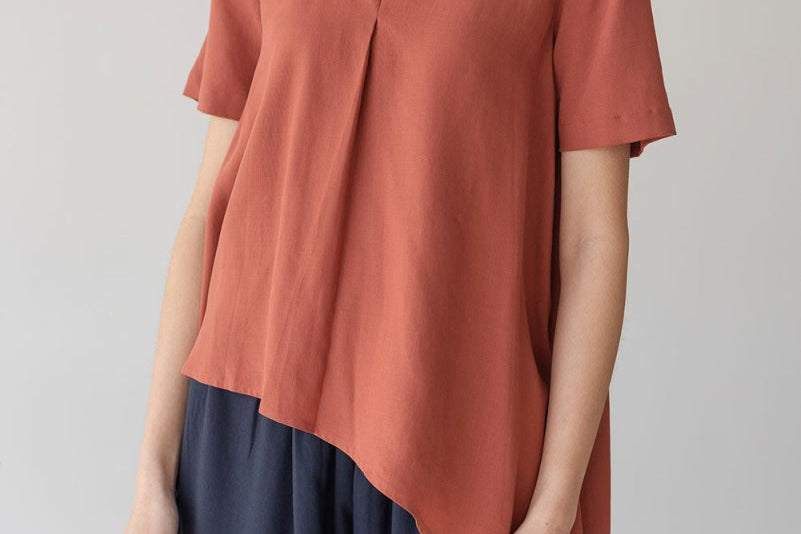 Asymmetrical Top - Esse-Terracotta-XS-