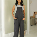 Aude Linen Overalls - Esse-Nautical Blue-XS-