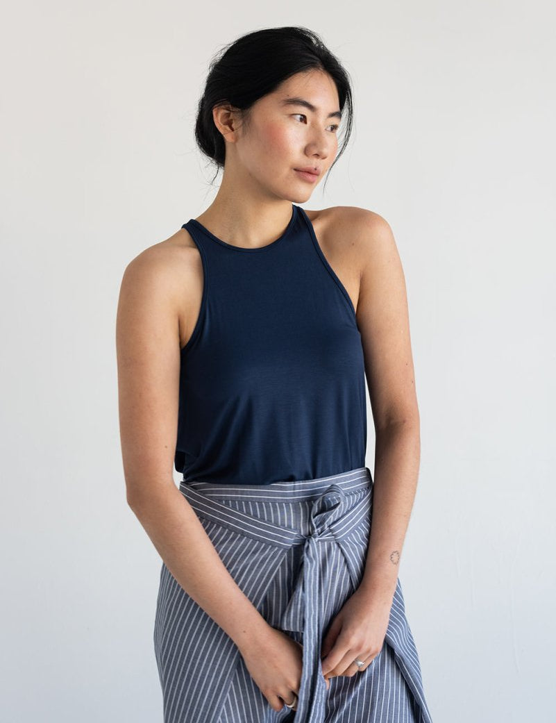 Cloud Cutaway Tank - Esse-Nautical Blue-XS (MTO)-None