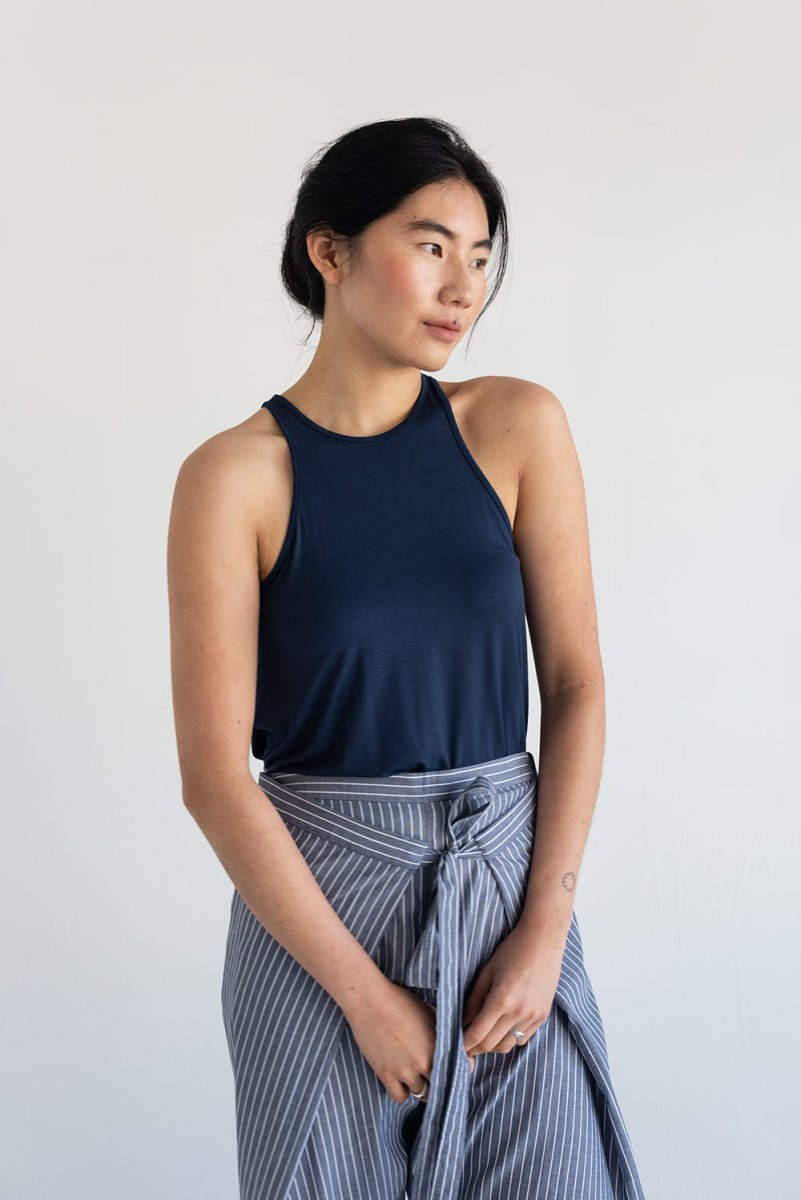 Cloud Cutaway Tank - Esse-Nautical Blue-XS (MTO)-None