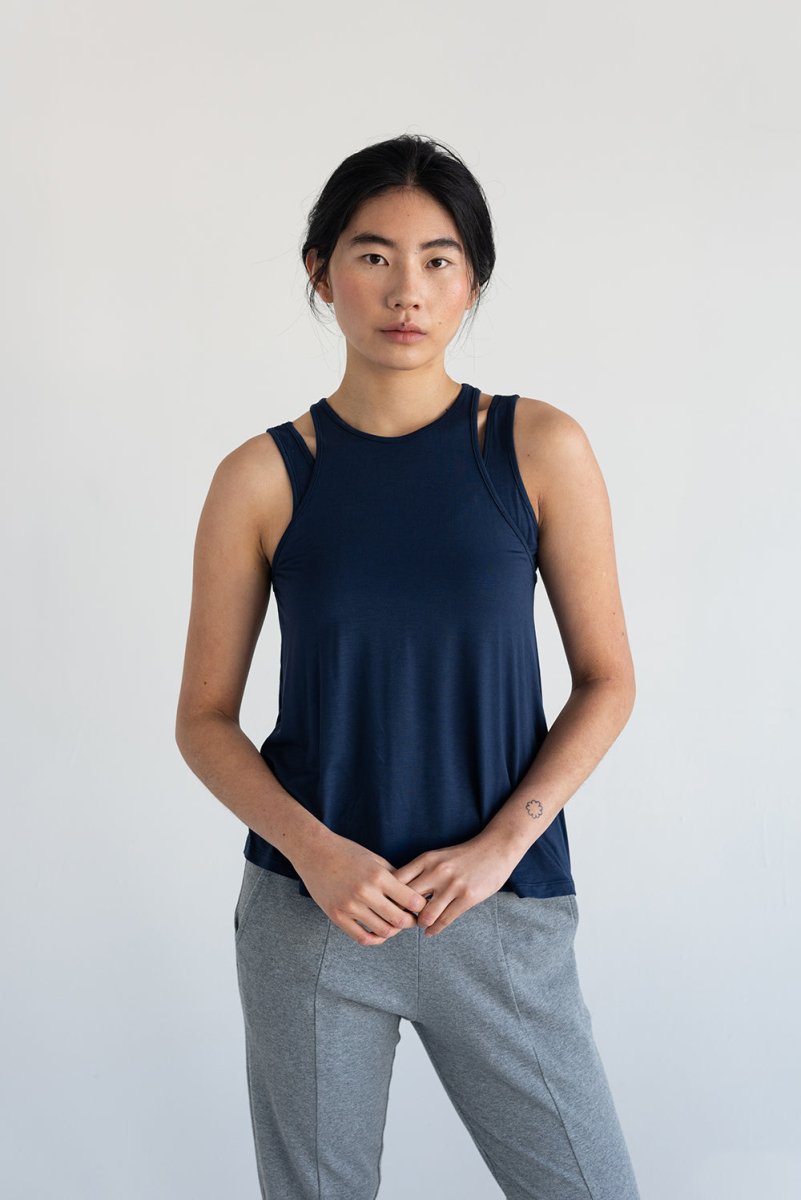 Cloud Cutaway Tank - Esse-Nautical Blue-XS (MTO)-None