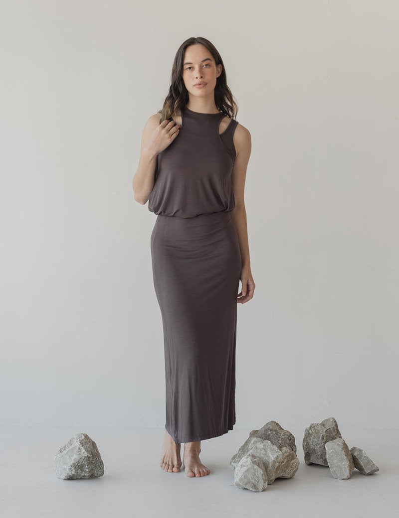 Cloud Pencil Skirt - Esse-Nautical Blue-XXS (MTO)-None/ Option 1