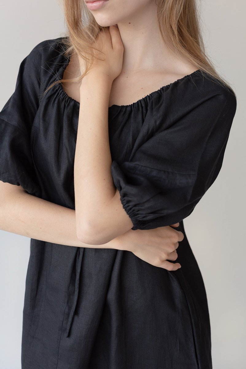 Country Dress - Esse-Black-XXS (MTO)-Option 1