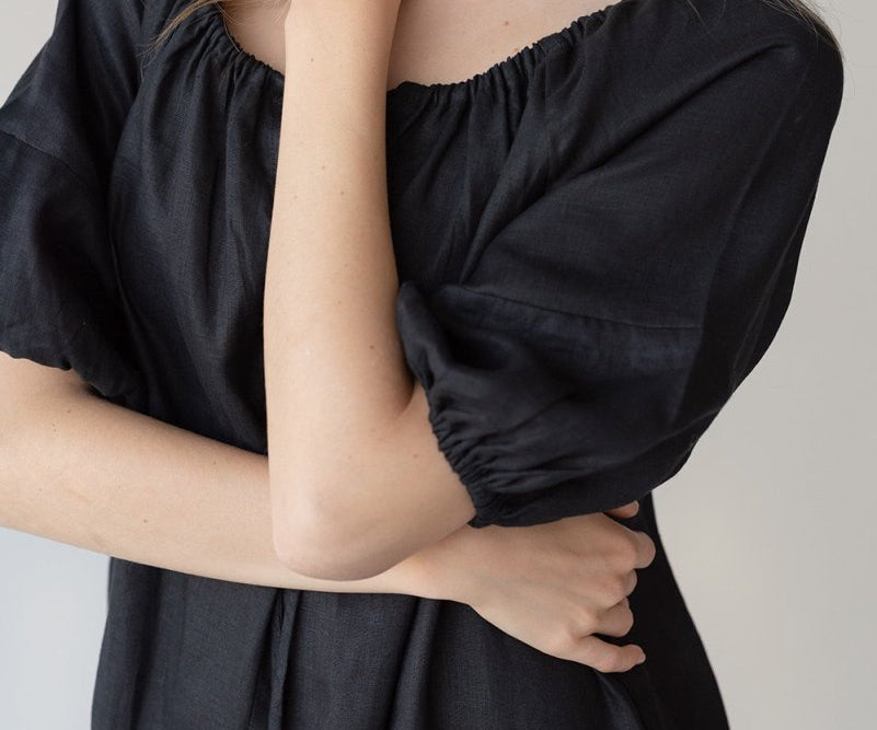 Country Dress - Esse-Black-XXS (MTO)-Option 1