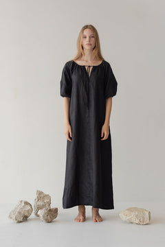 Country Dress - Esse-Black-XXS (MTO)-Option 1