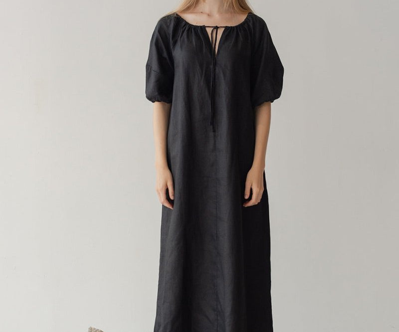 Country Dress - Esse-Black-XXS (MTO)-Option 1