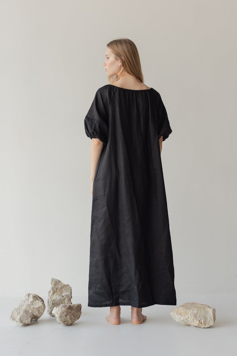 Country Dress - Esse-Black-XXS (MTO)-Option 1