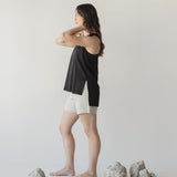 Cross-Back Top - Esse-Black-XS-