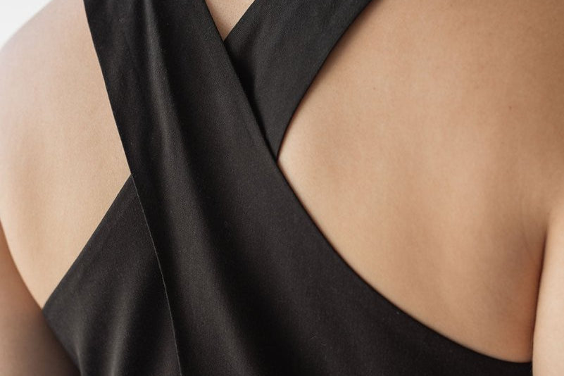 Cross-Back Top - Esse-Black-XS-