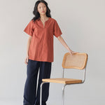 Daytripper Shirt - Esse-Terracotta-XXS-