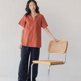 Daytripper Shirt - Esse-Terracotta-XXS-