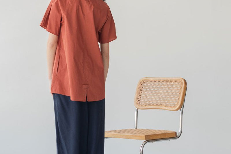 Daytripper Shirt - Esse-Terracotta-XXS-