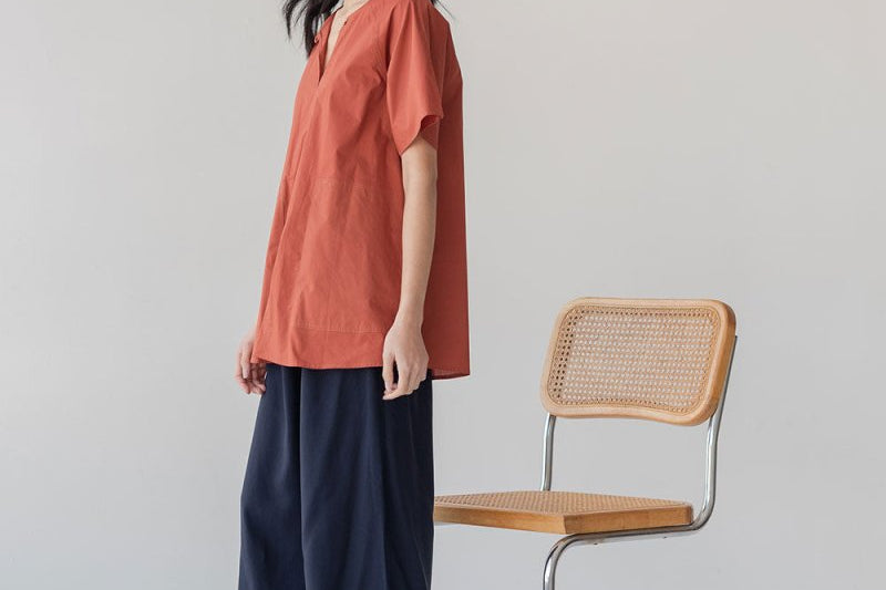 Daytripper Shirt - Esse-Terracotta-XXS-