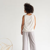 Draped Top - Esse-Bone White-XS-