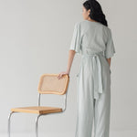 Elongate Elastic Pants - Esse-Ice Blue-XS-Regular