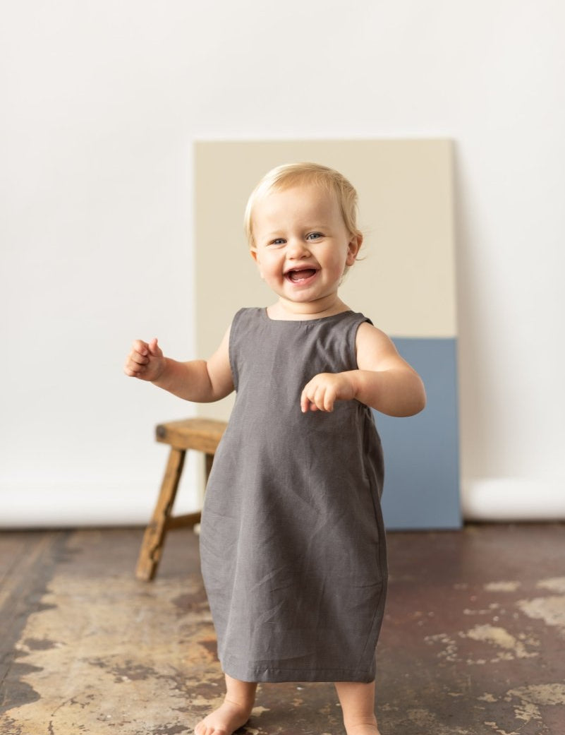 for Pēpi Balloon Dress - Esse-Smoke-12-24M-