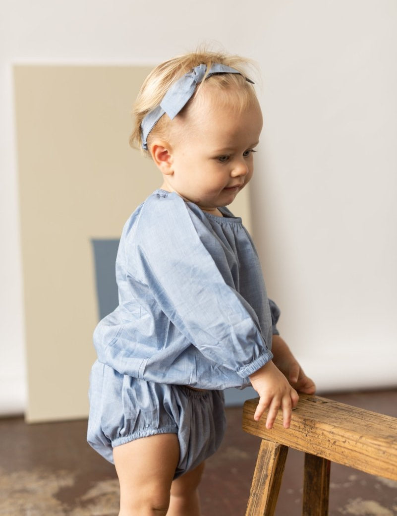 for Pēpi Bow Headband - Esse-Pacific Blue-6-24 M-